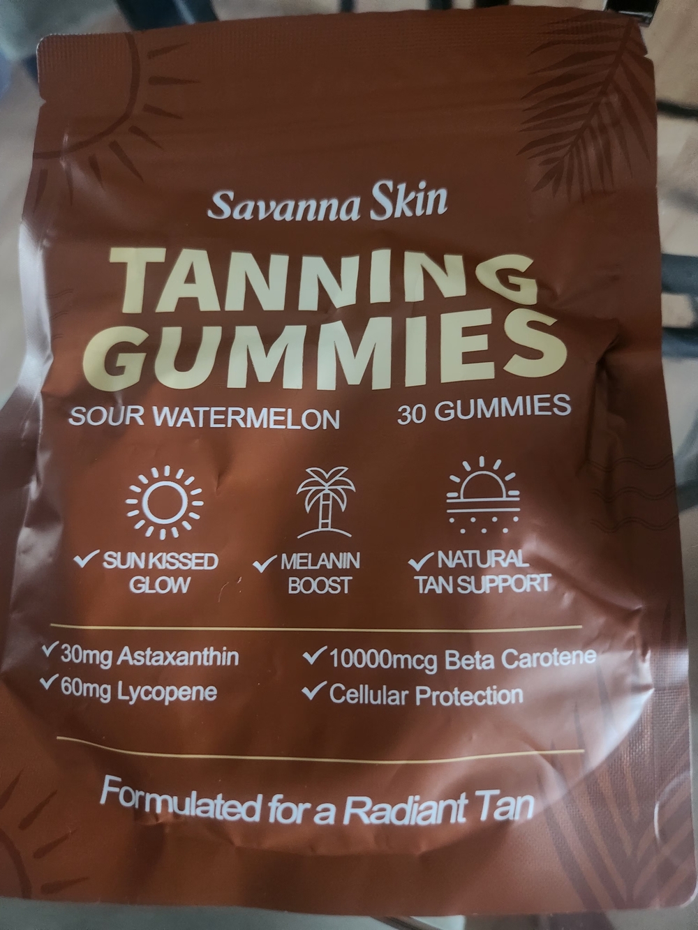 Savanna Skin Tanning Gummies - Sour Watermelon (Brown)